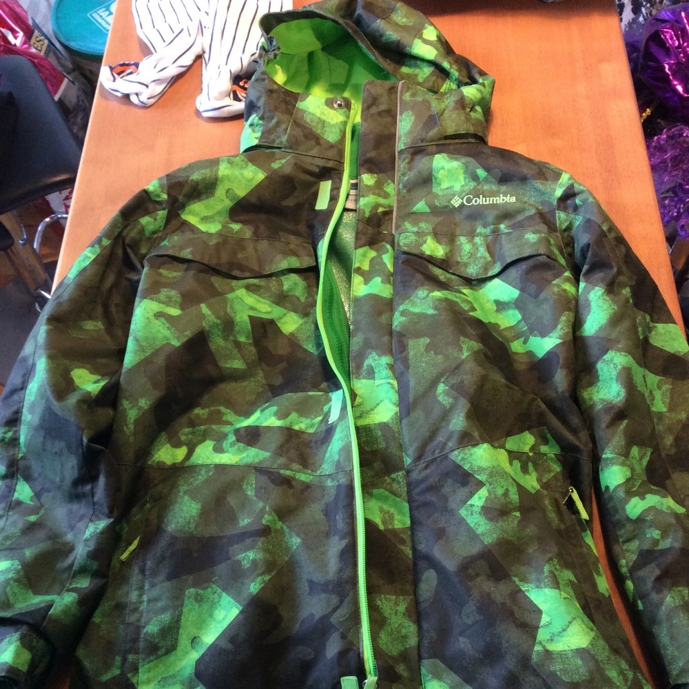 Columbia Jacket with Removable  Fleece Lining